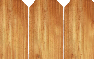 Dog ear fence planks sale